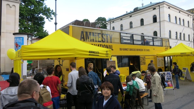 Amnesty International auf dem Streetlife im September 2017